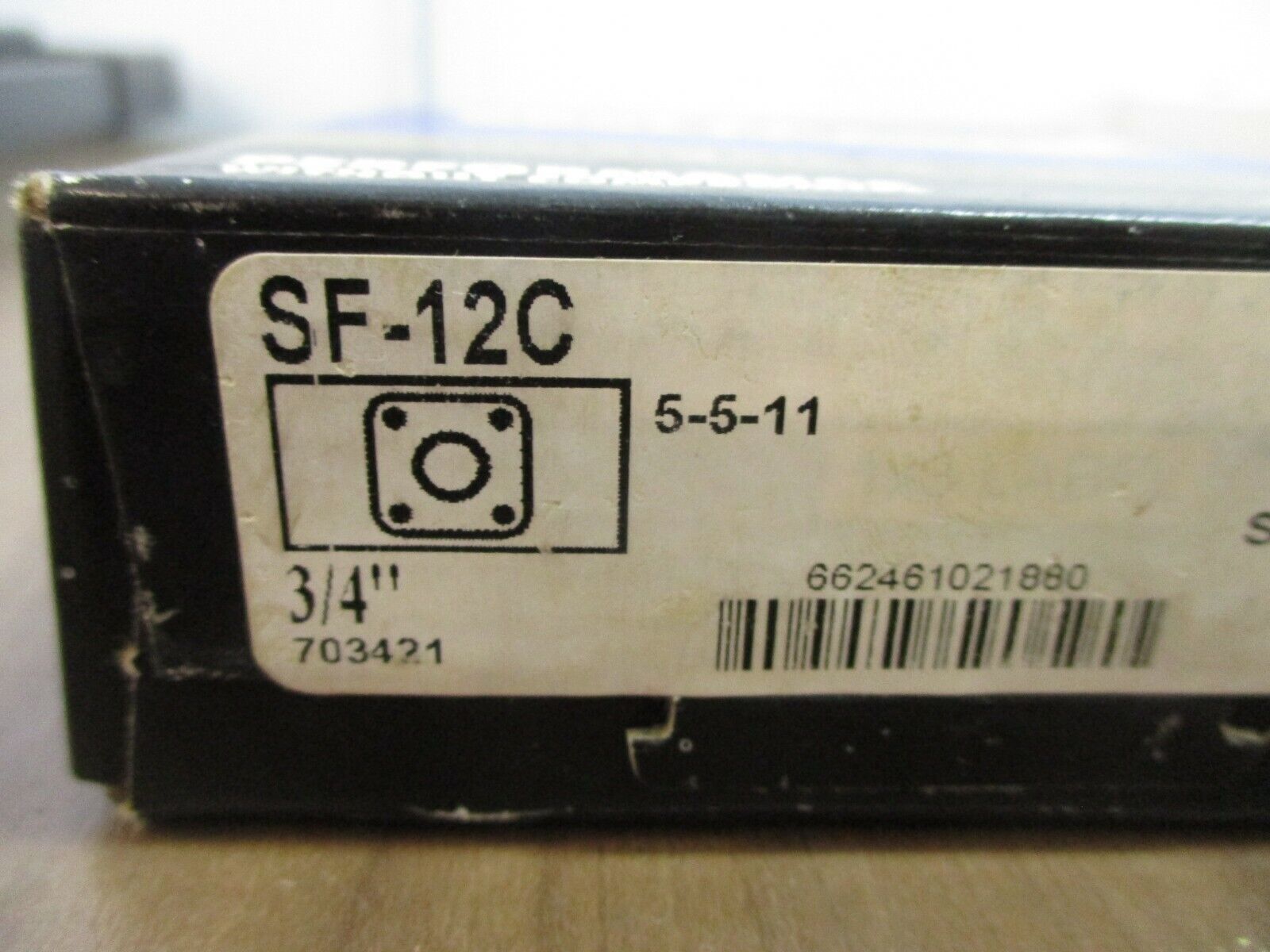 SealMaster Gold Line Flange Bearing SF-12C 3/4" New Surplus