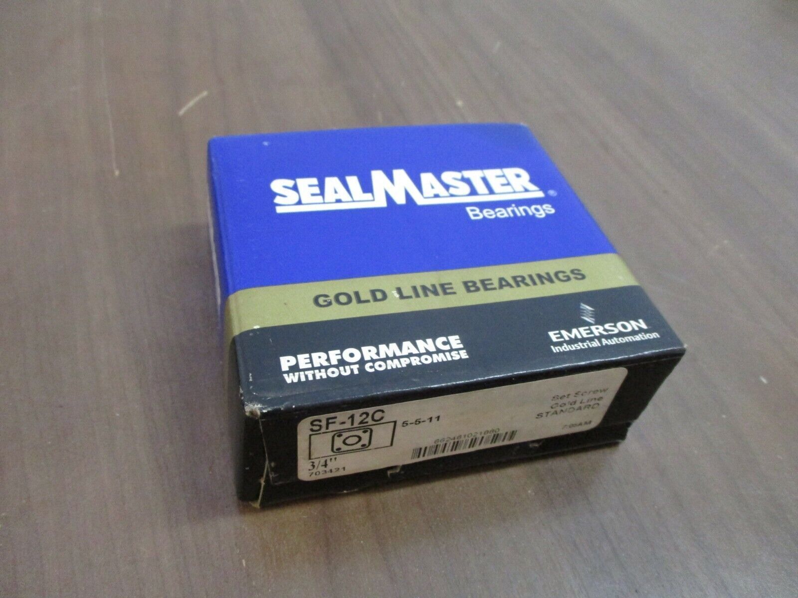 SealMaster Gold Line Flange Bearing SF-12C 3/4" New Surplus