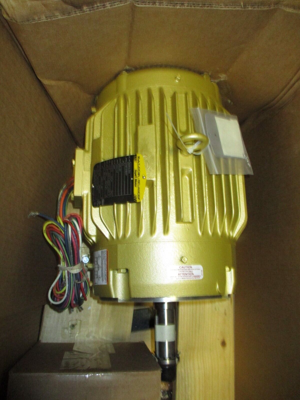 Baldor Motor 603618-4313 10HP 3600RPM 230/460V 23.6/11.8A 3Ph 60Hz New Surplus