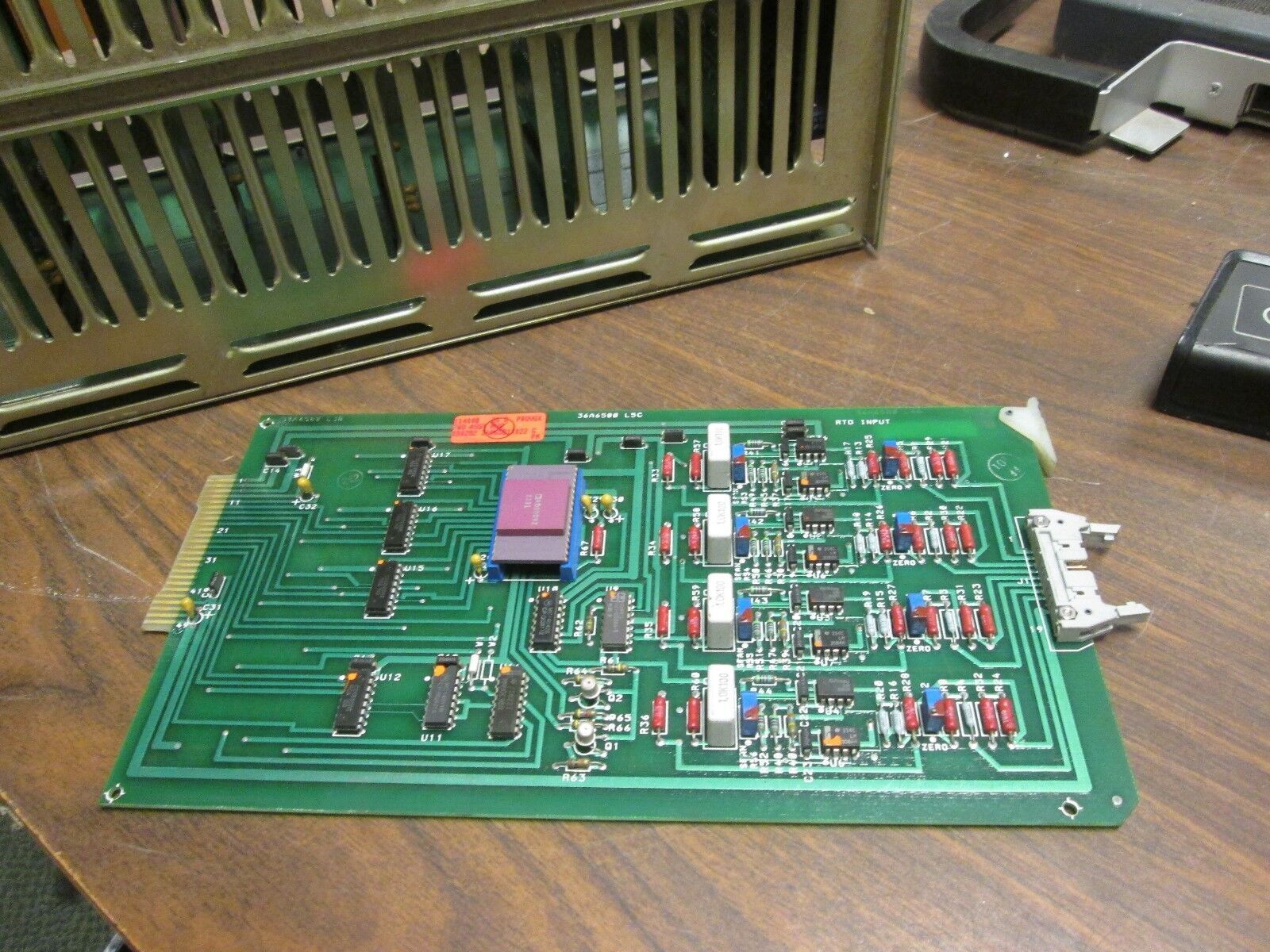 Fisher Rosemount PLC Rack w/ Cards CP6601X1-CA3 Used