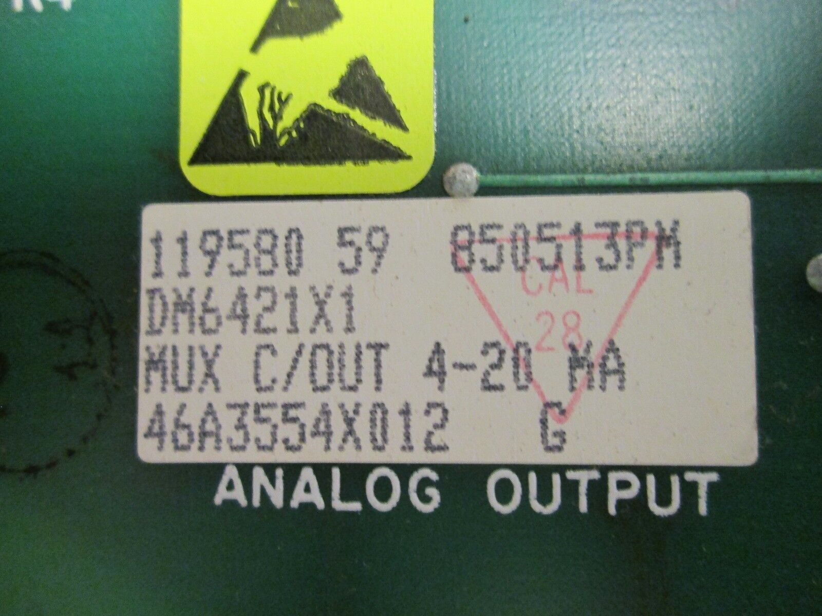 Fisher Rosemount PLC Rack w/ Cards CP6601X1-CA3 Used