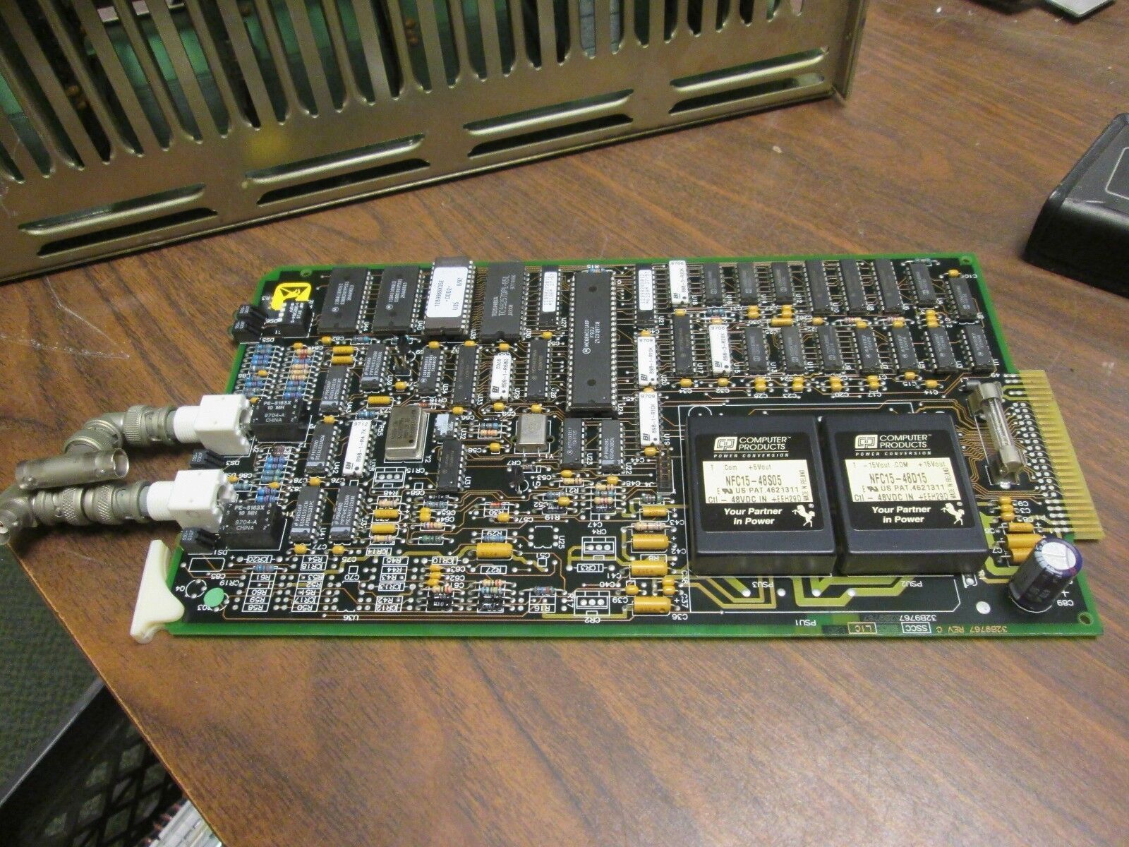 Fisher Rosemount PLC Rack w/ Cards CP6601X1-CA3 Used