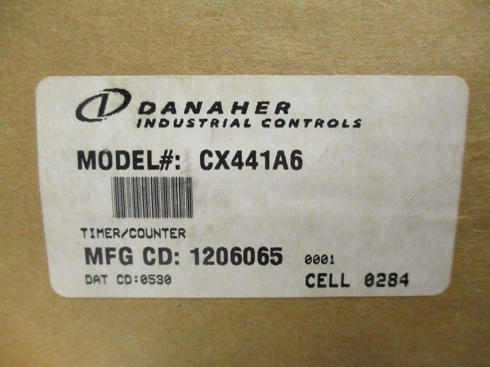 Danaher Timer/Counter CX441A6 120V New Surplus