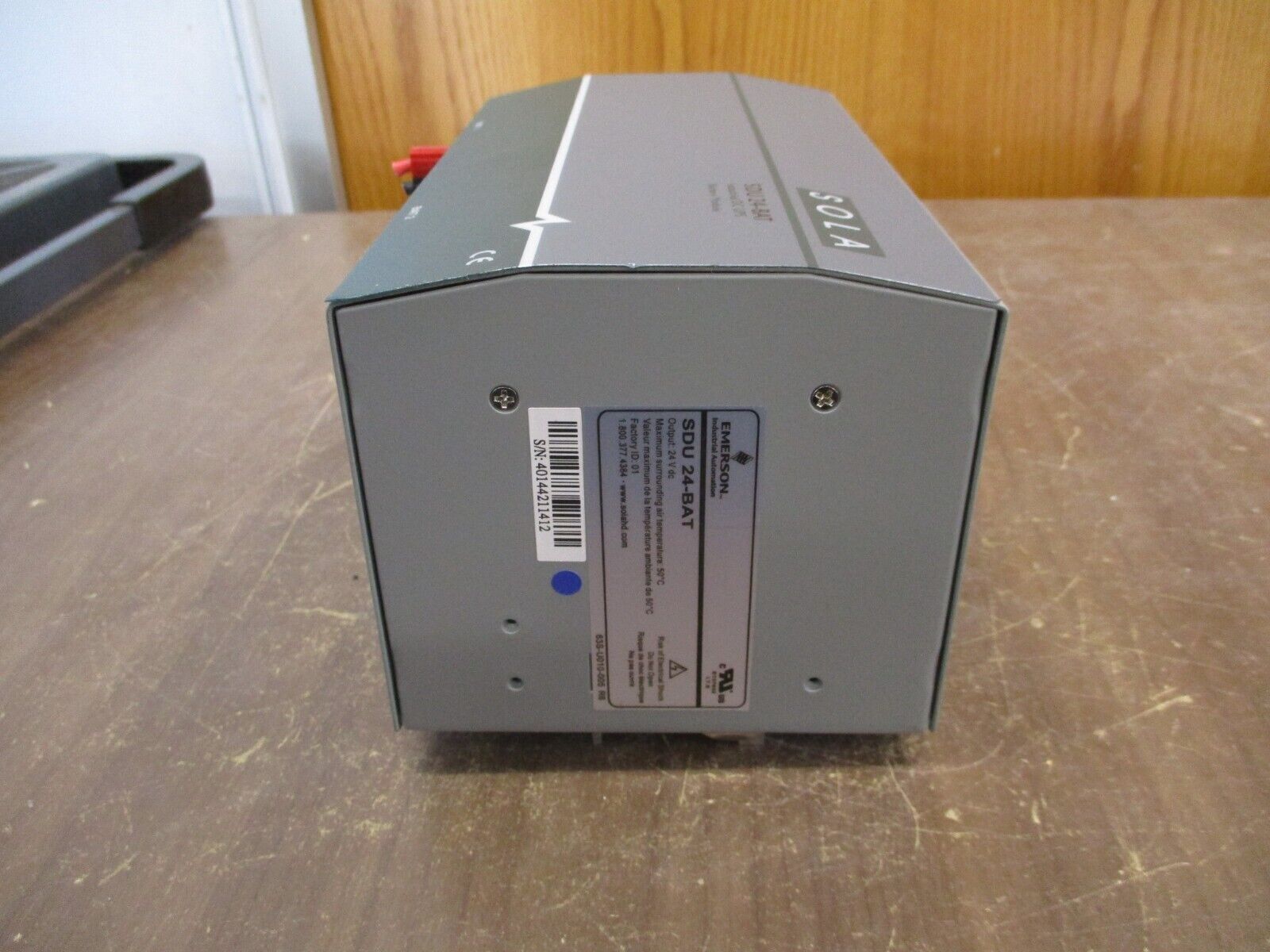 Sola Industrial DC UPS Battery Module SDU 24-BAT 24VDC Used