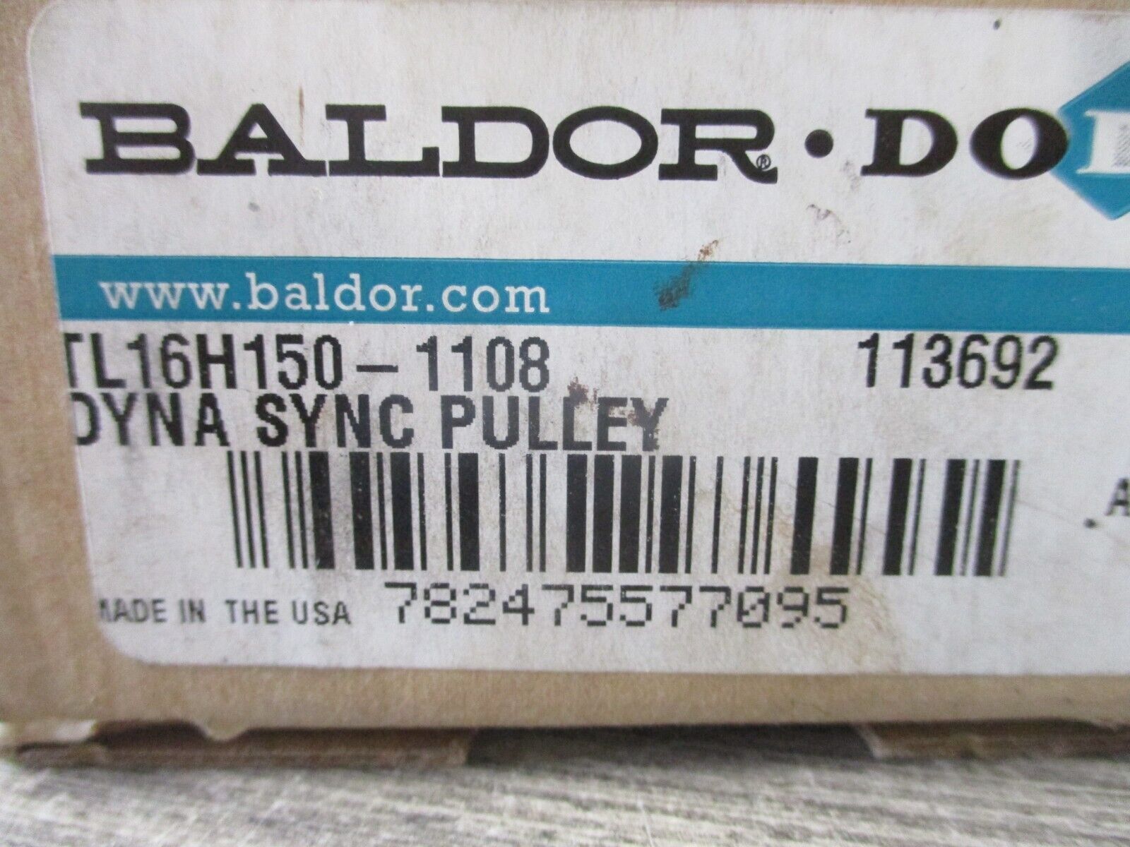 Dodge Dyna Sync TL16H150-1108 New Surplus