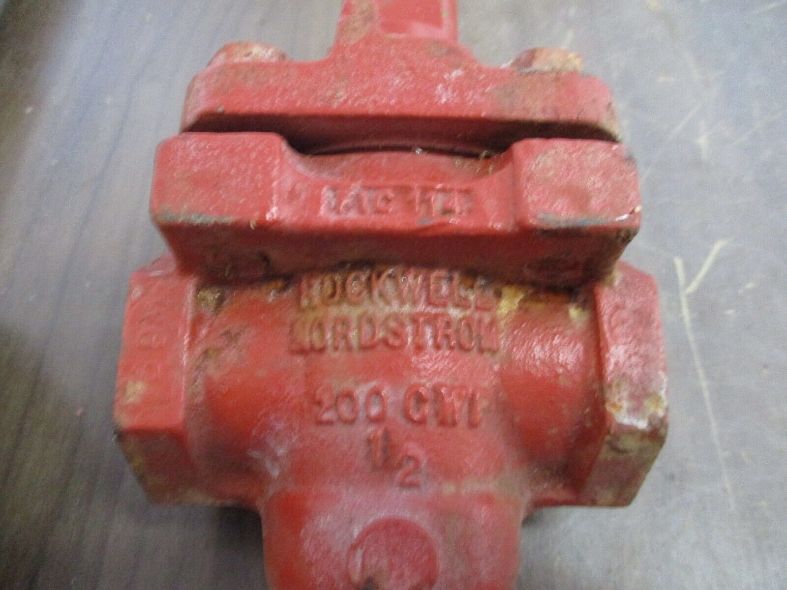 Rockwell Nordstrom Plug Valve Fig. 114 200 OWP 1/2" Used