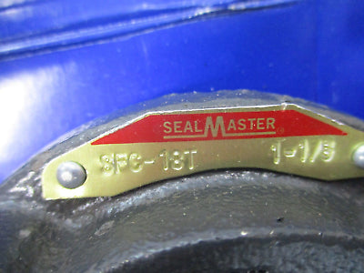 SealMaster Skwezloc Gold Line Flange Bearing SFC-18T 1 1/8" New Surplus