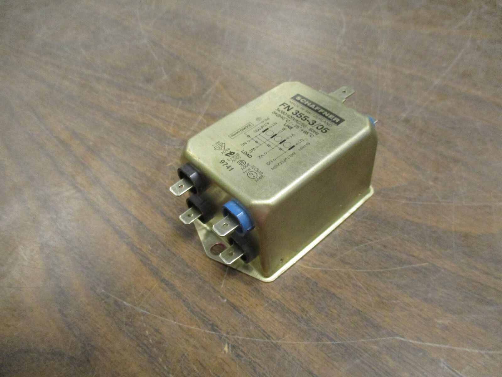 Schaffner Power Line Filter FN 355-3/05 3x380/420V 50-60Hz 3A Used