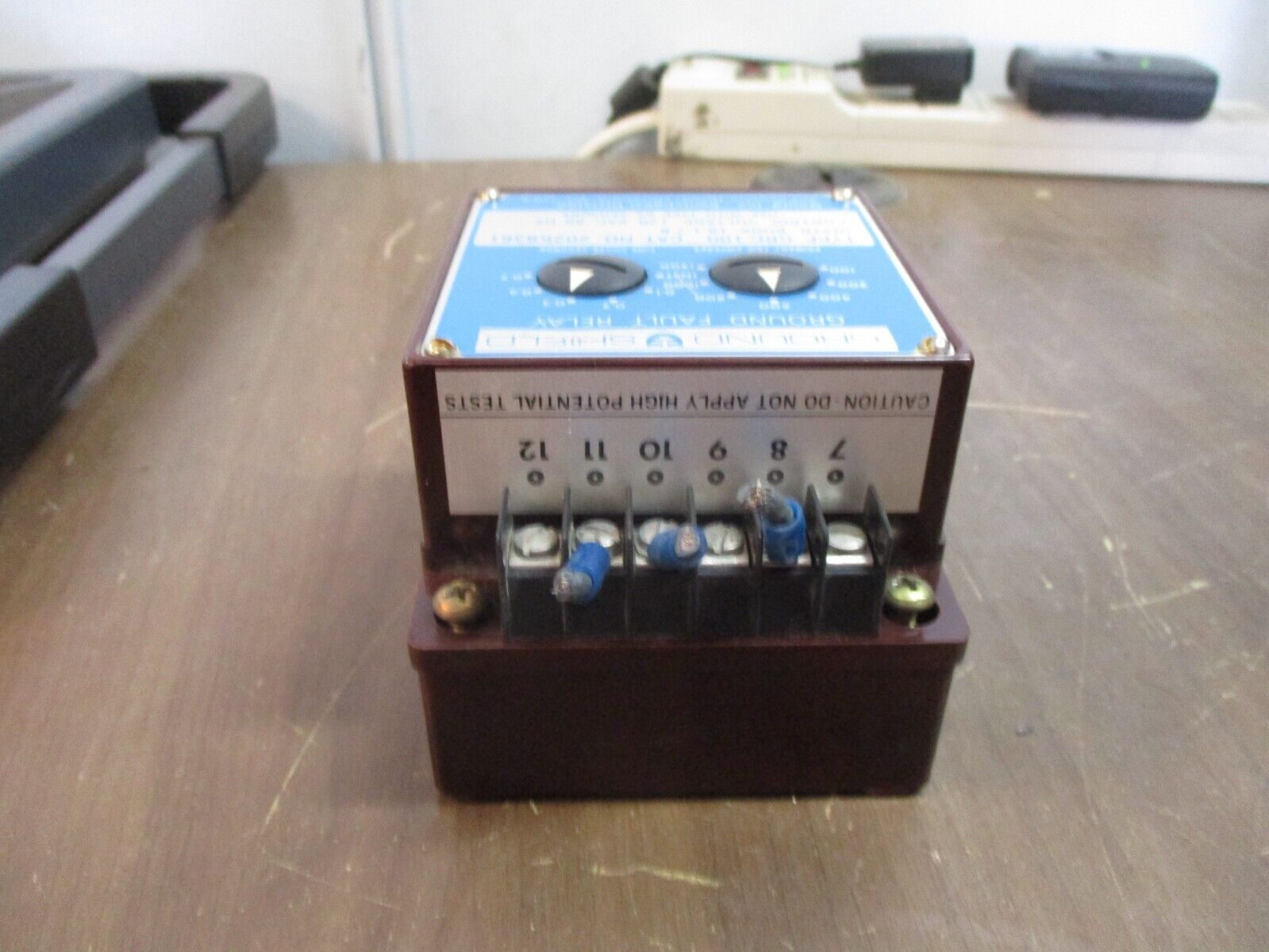 Gould GRC-100 Ground Fault Relay 202K8361 Trip: 100-1200A Use w/ Type GS Sensors