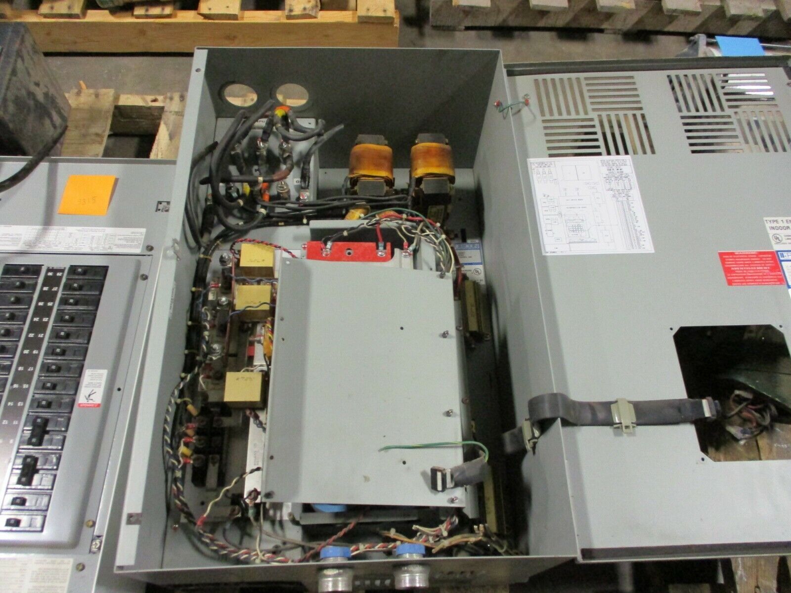 Robicon AC Drive ID-454GT 50HP 3Ph 460V *No Keypad* Used