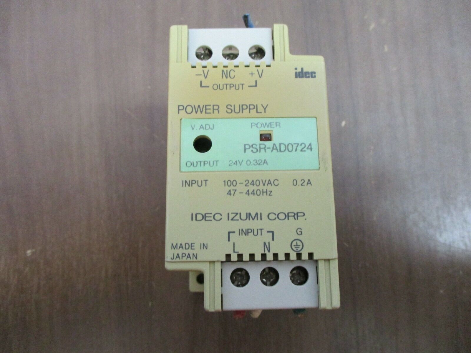 Idec Power Supply PSR-AD0724 Input Output Used