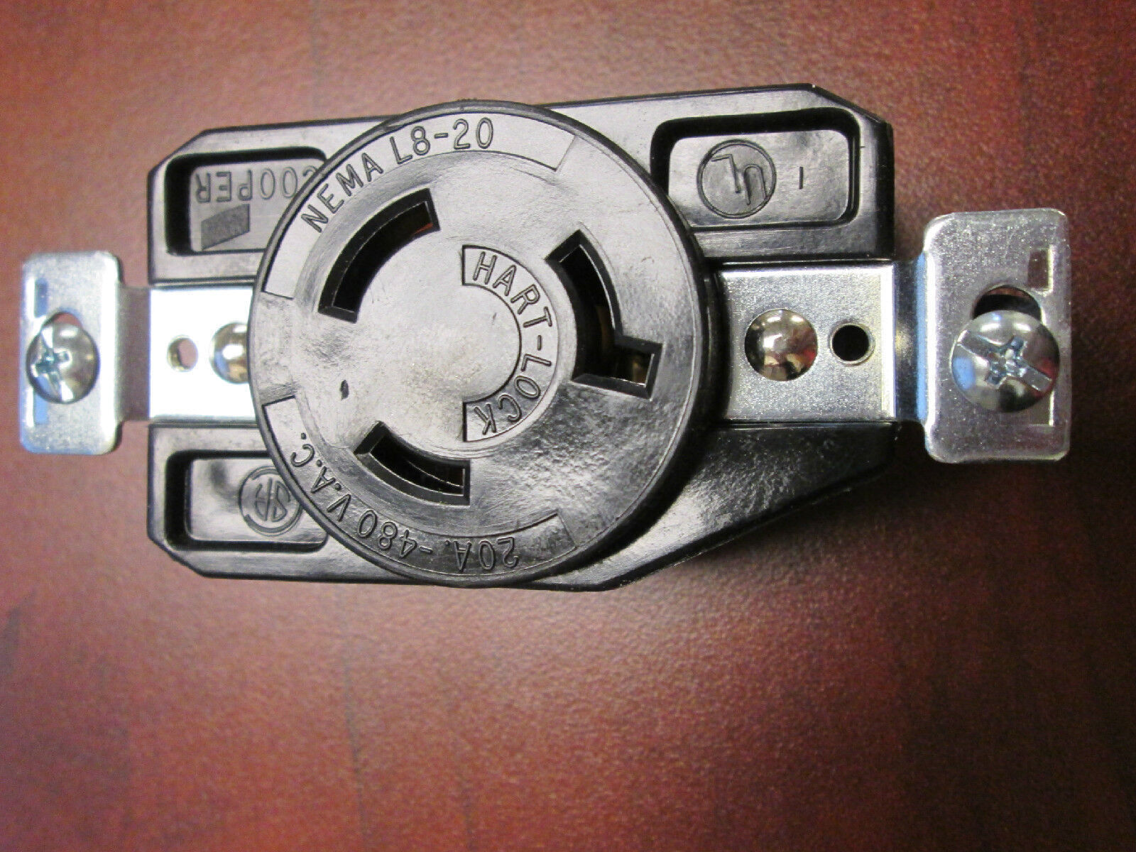 Cooper Receptacle CWL820R, Lot of 2 New Surplus