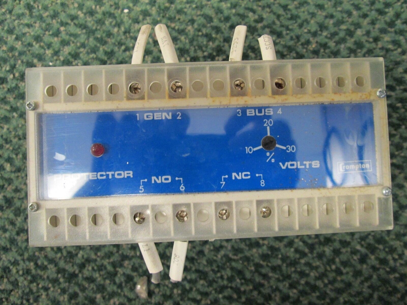 Crompton Motor Protection Relay 256-PLDV 120 V 60 HZ