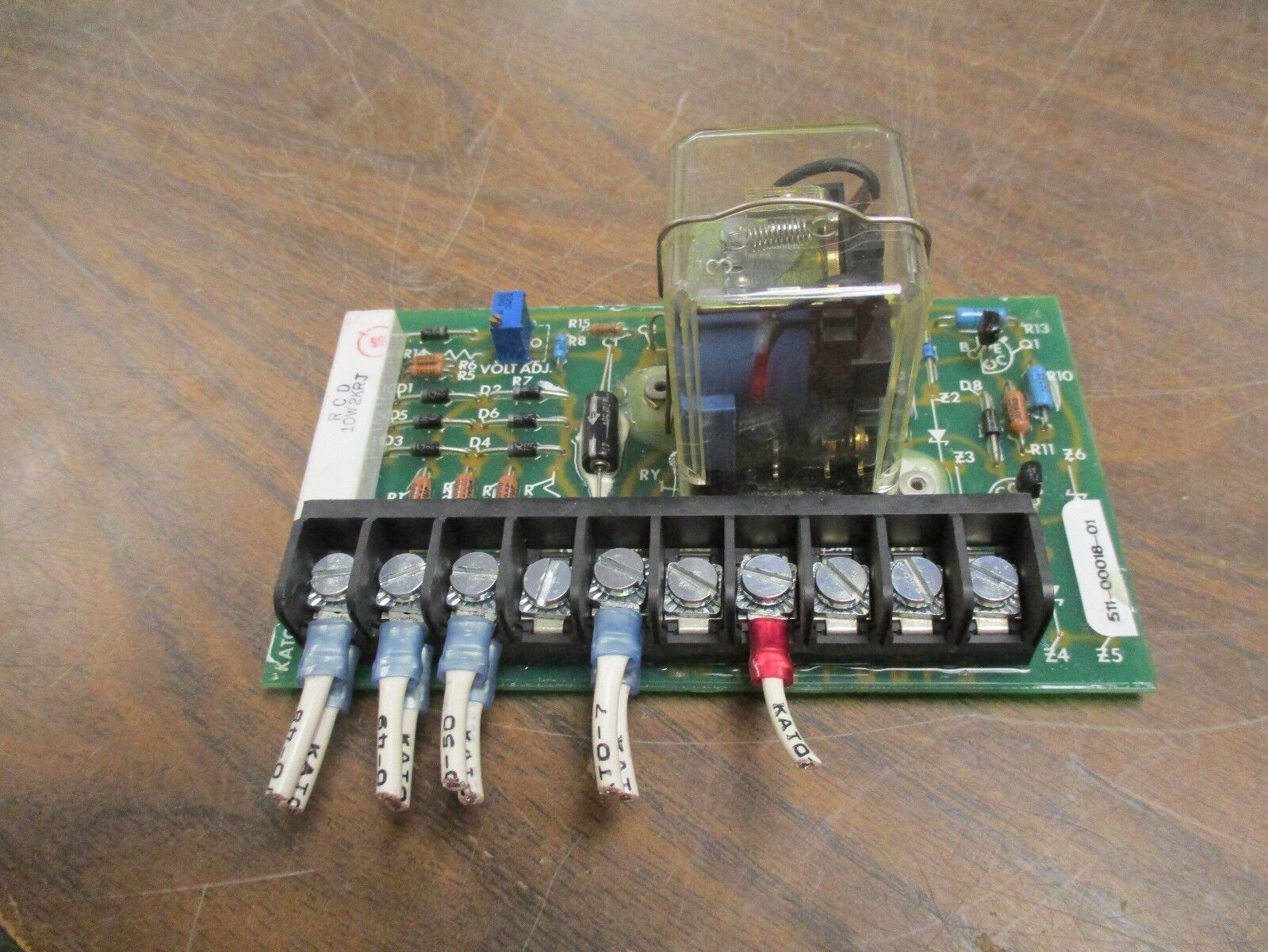 Kato Engineering Control Board 511-00018-01 Used