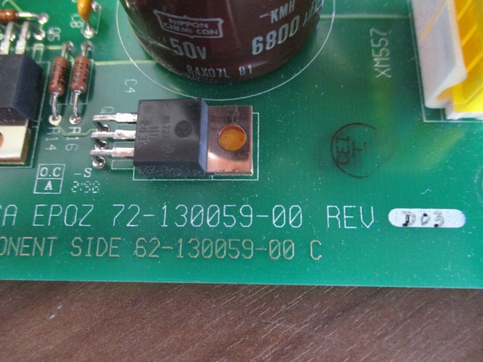 EPE Technologies PCA EPOZ Capacitor Board 72-130059-00 Rev. D03 Used