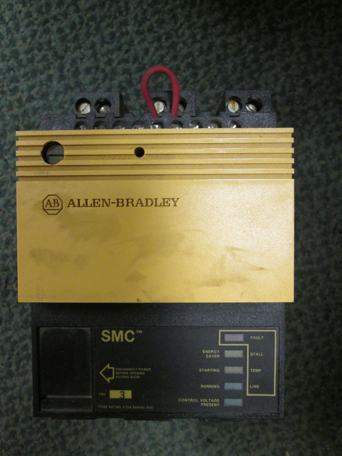 AllenBradley Smart Motor Controller 150A24NBD 15HP max 208480VAC 4763Hz 3Ph
