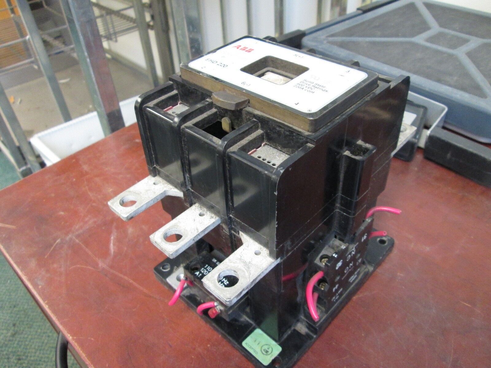 ABB Spectrum Contactor EHD220 120V Coil 600VDC 220A Used