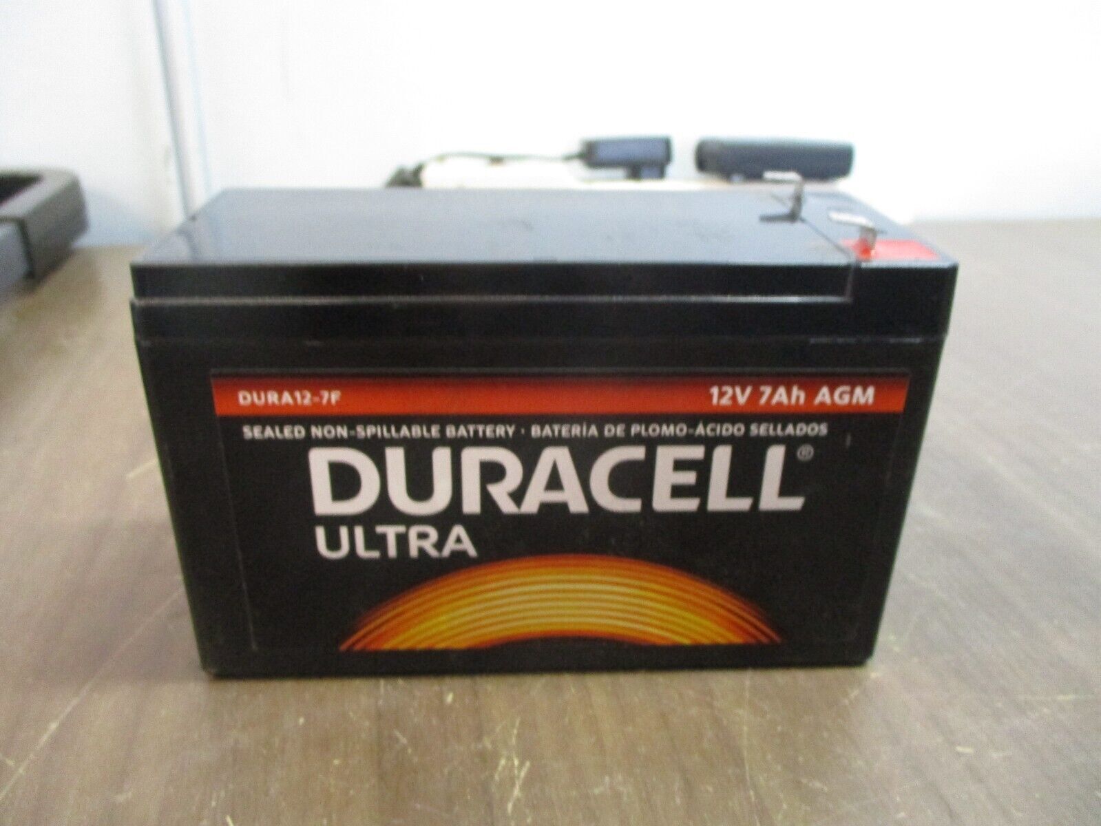 Duracell Ultra Sealed Non-Spillable Battery DURA12-7F 12V 7Ah Used
