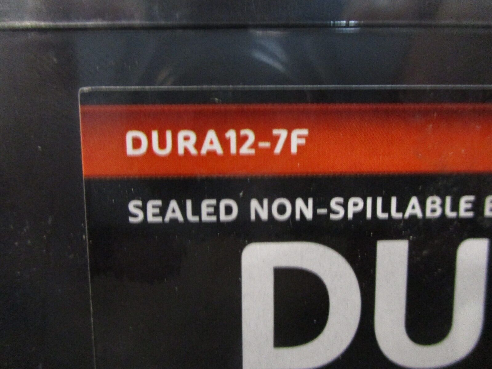 Duracell Ultra Sealed Non-Spillable Battery DURA12-7F 12V 7Ah Used