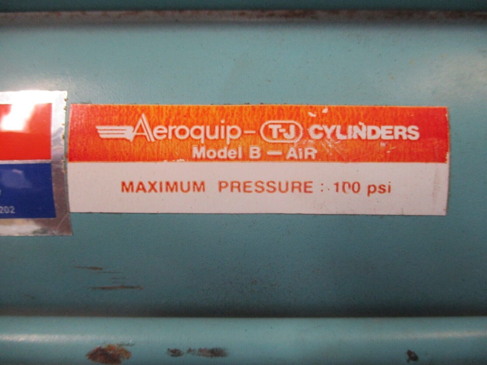 Aeroquip Air Cylinder Model B 100 PSI *Used*