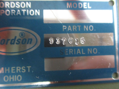 Nordson DC Kilovolt Meter 937015 Range: 0-100V Used