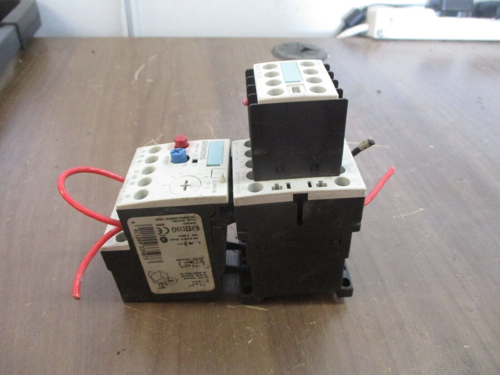 Siemens Starter 3RT1017-1AK61 / 3RB1016-2SBO 120V Coil Trip: 3-12A Used
