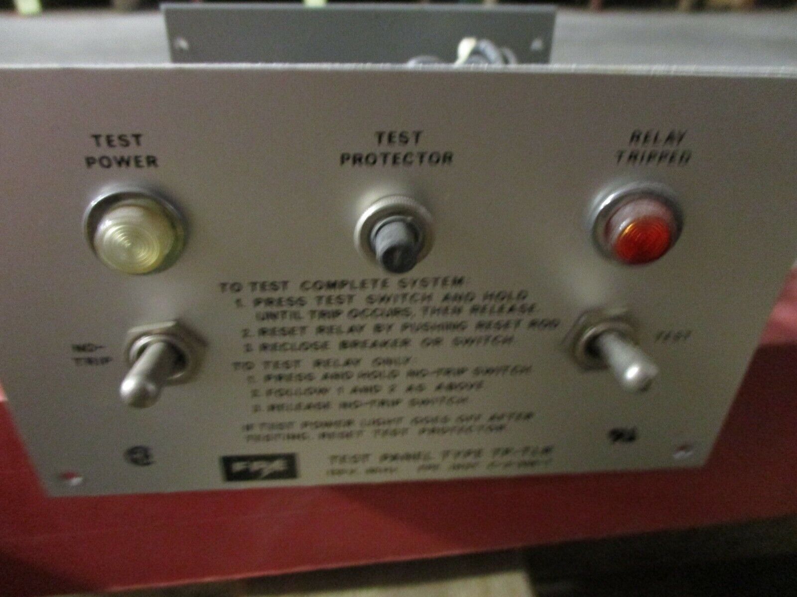 FPE Ground Fault System TP-TLR/TLR-3-100-F/R8-26A 100-500A 600V System Used