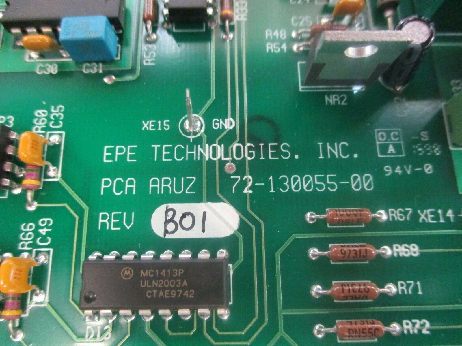 EPE Technologies PCA ARUZ PCB 72-130055-00 Rev. B01 *No Box* New Surplus