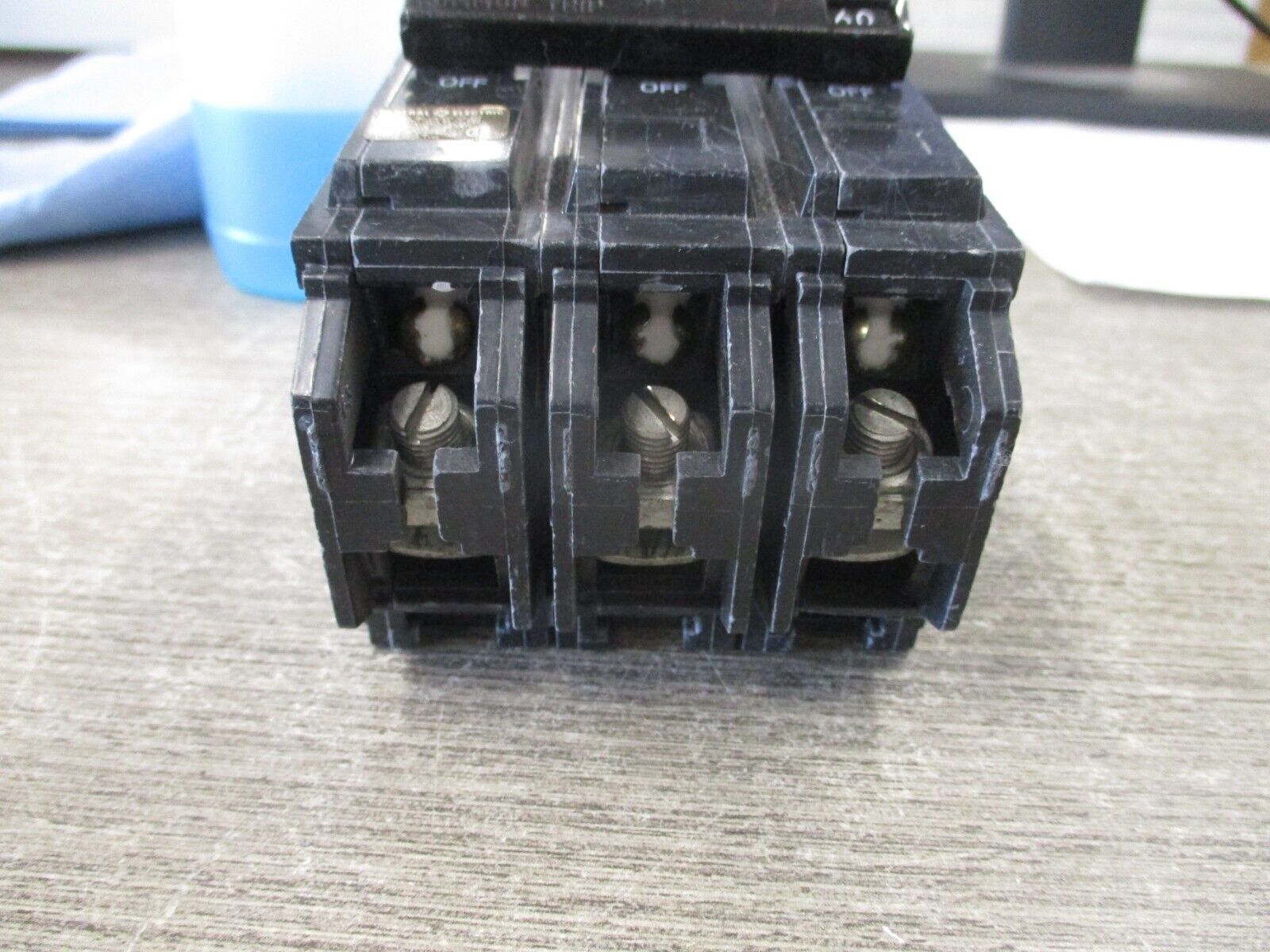 GE Bolt-On Circuit Breaker THQB 320 60 60A 240V 3P Used