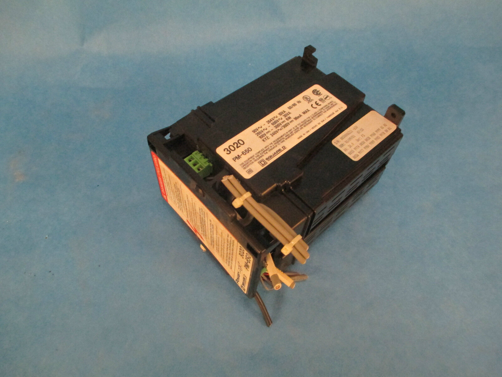Square D PowerLogic Power Meter 3020 PM-650 Used