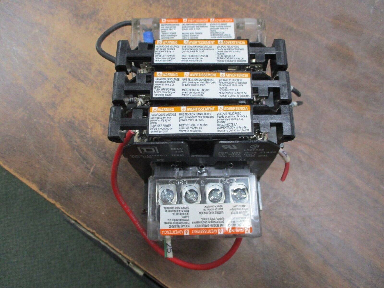 Square D Transformer 9070TF100D19 0.100KVA Pri:208-480V Sec: 24V 50/60Hz Used
