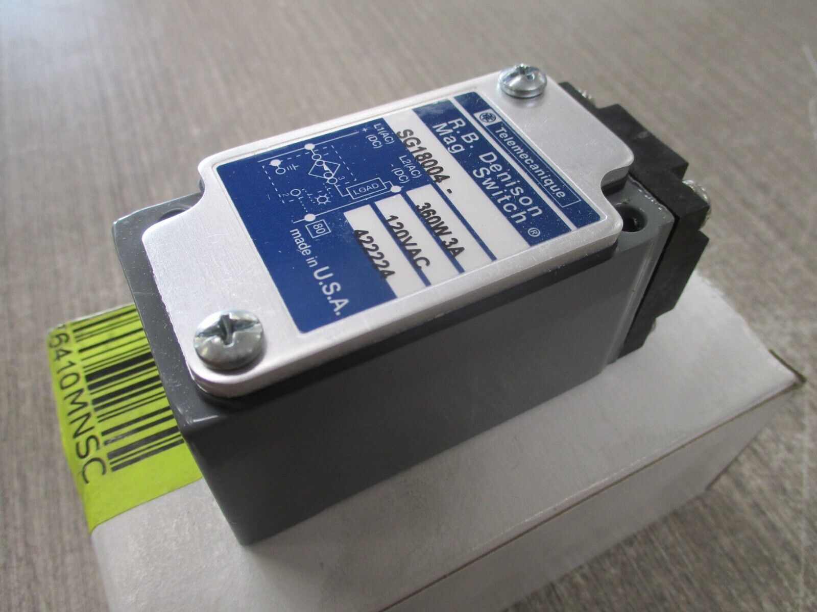Telemecanique Magnetic Switch SG18004 New Surplus