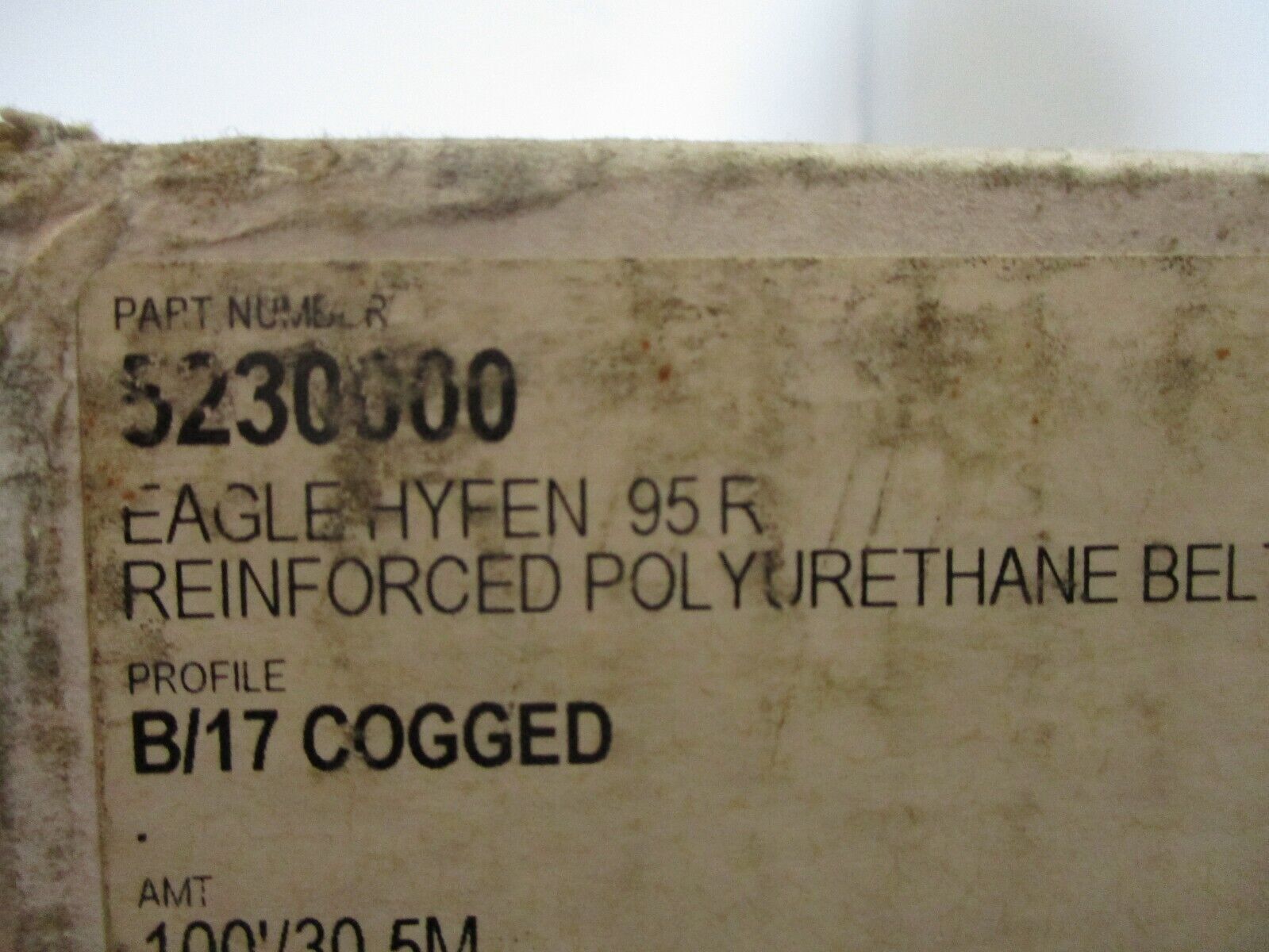 Fenner Drives Eagle Hyfen 95R Reinforced Polyurethane Belt 5230000 Approx: 47ft