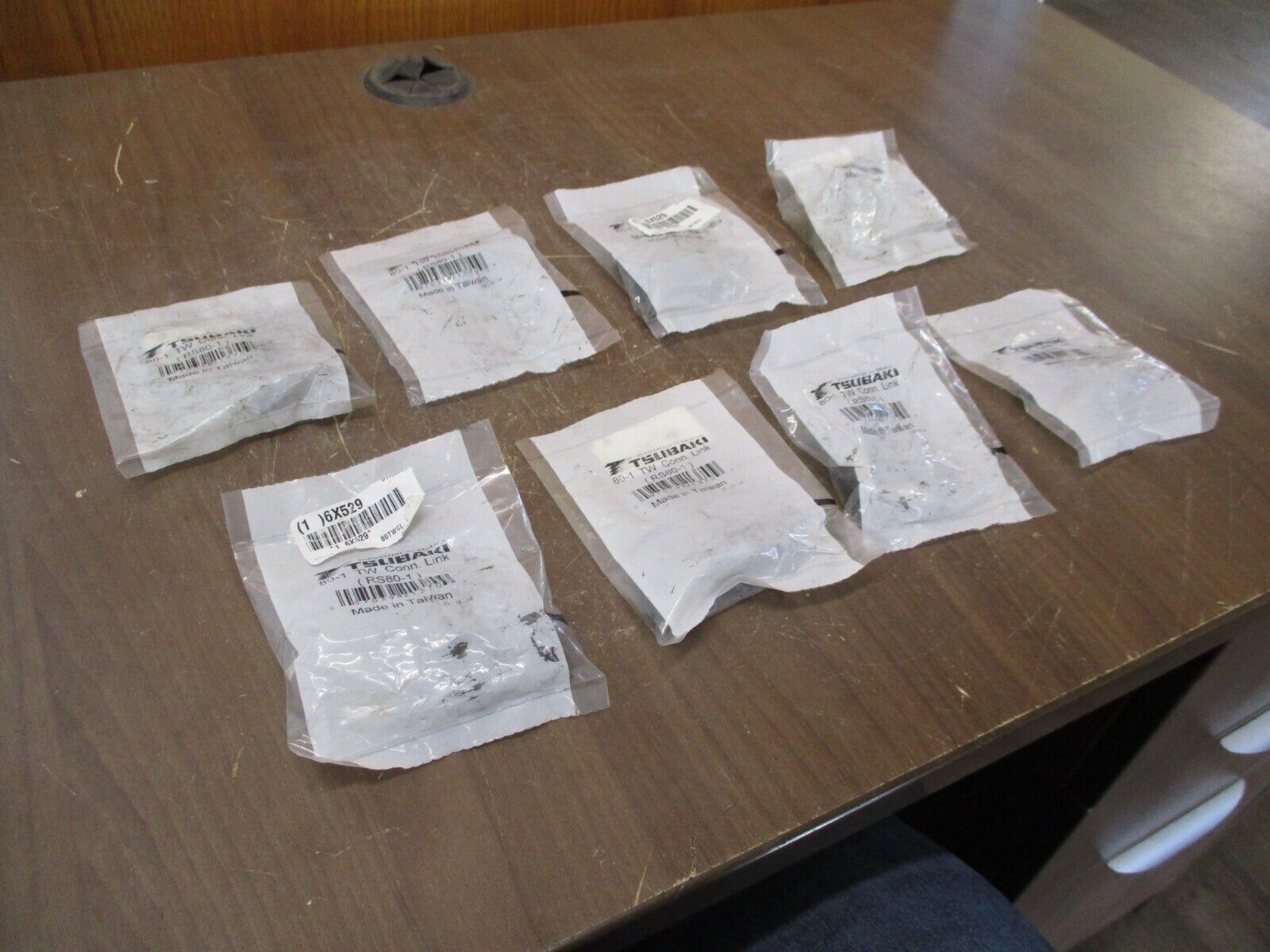Tsubaki 80-1 TW Conn. Link RS80-1 *Lot of 8* New Surplus