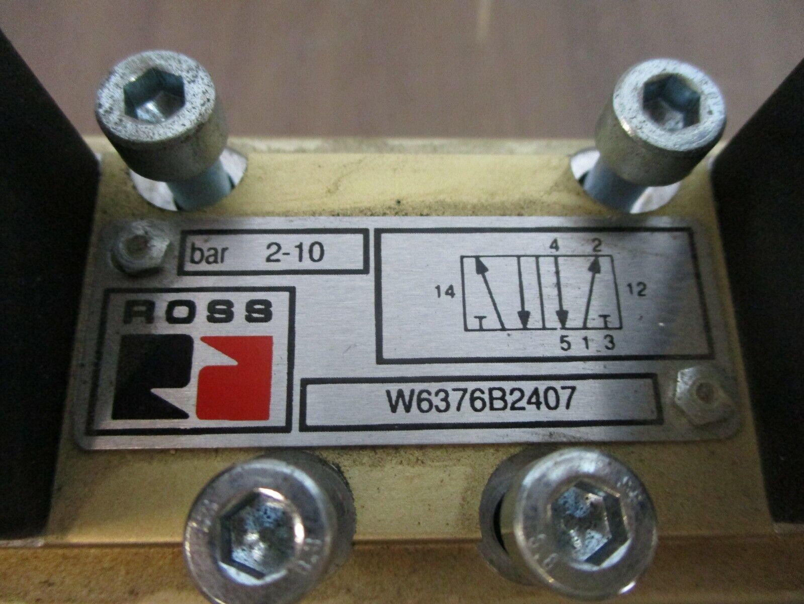 Ross Solenoid Valve W6376B2407 2-10 bar Used