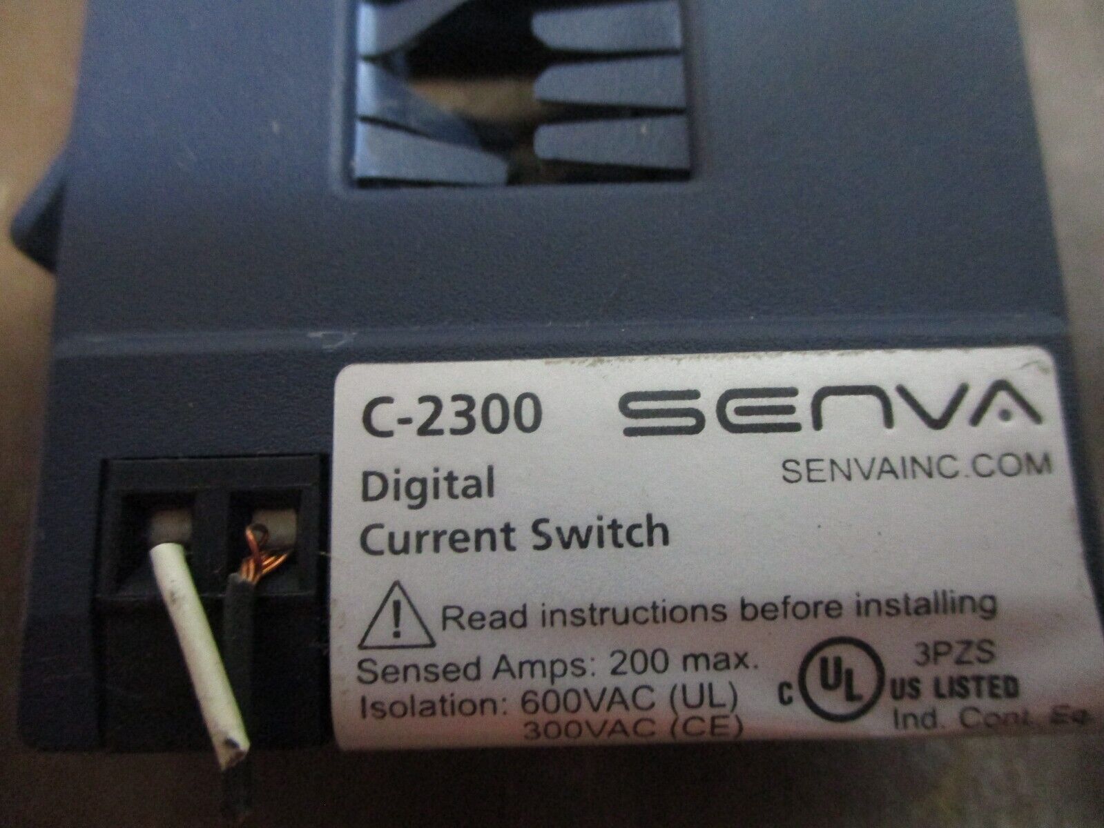 Senva Digital Current Switch C-2300 200A Max Used