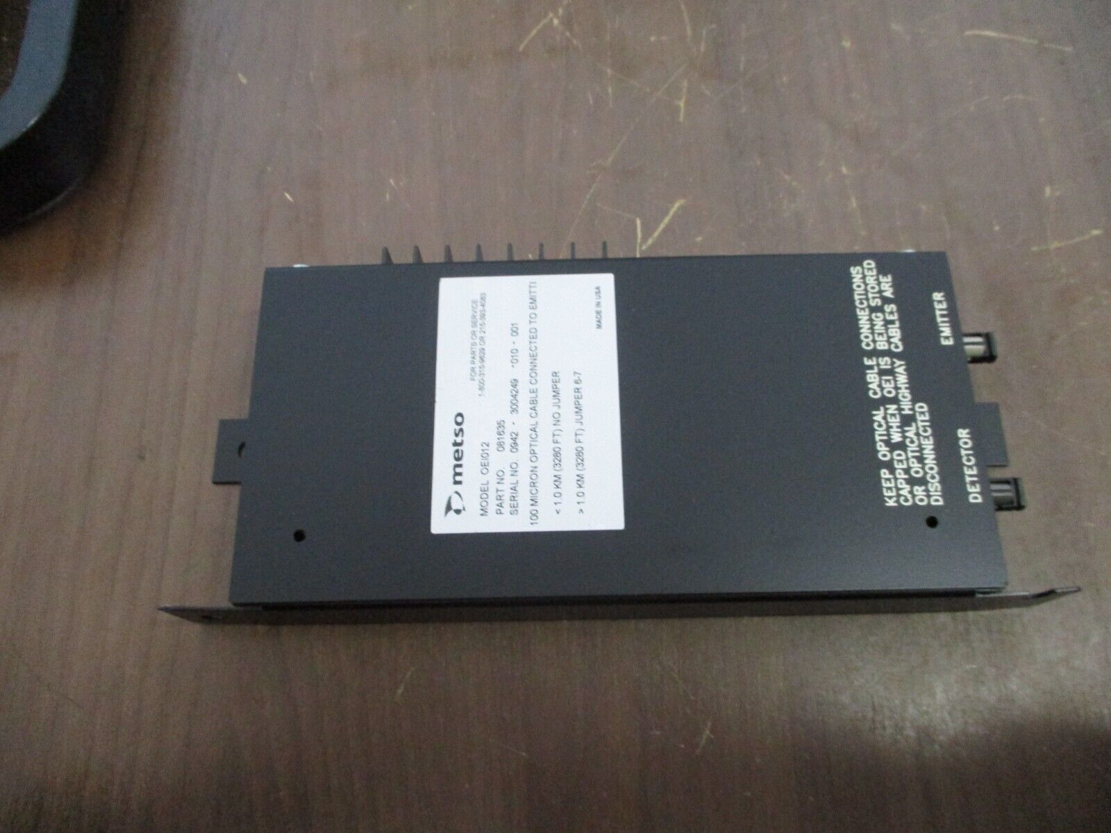 Metso OEI012 Optical / Electrical Interface 081635 *No Box* New Surplus