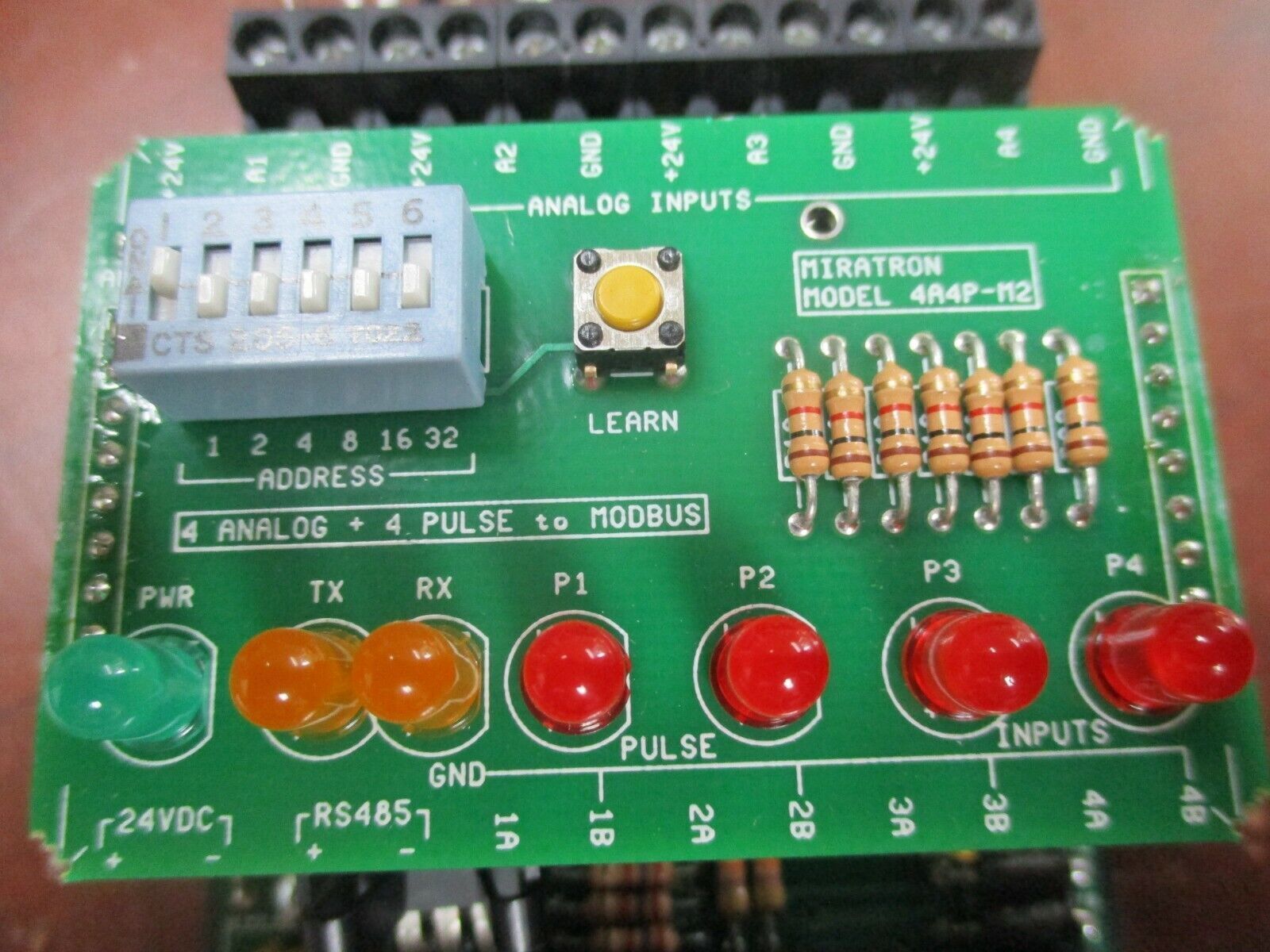 Miratron Controller 4A4P-M2 24VDC Used