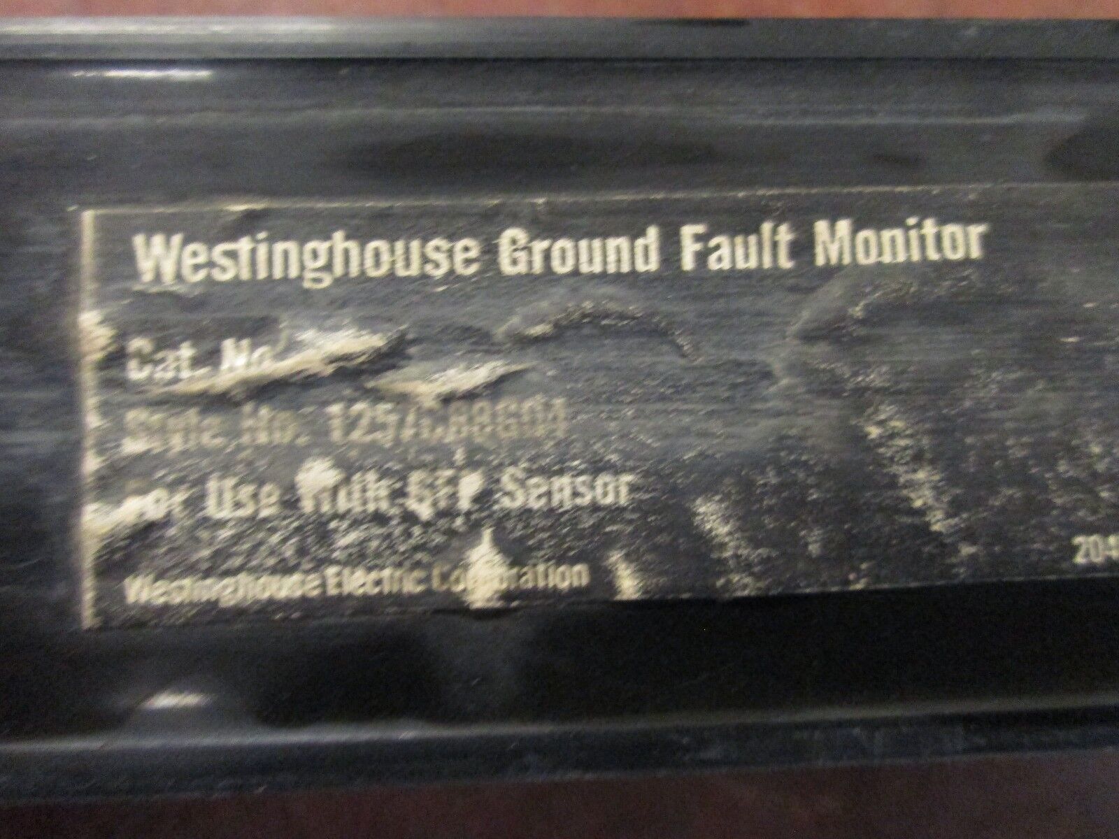 Westinghouse Ground Fault Monitor 1257C88G04 5 to 60A For Use with GFP Sensor