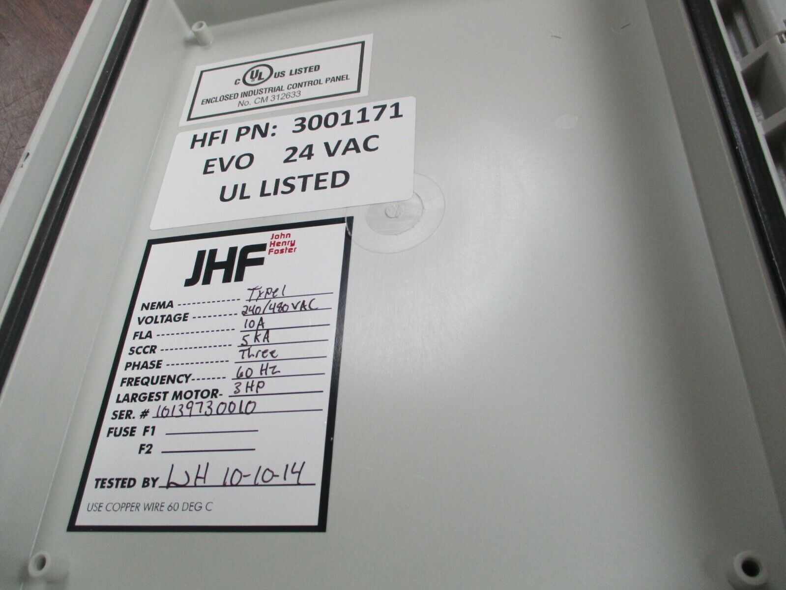 Eaton Type 3R Non-Fusible Combination DIL M12-10 XTCE012B10 / ZEB XTOE 24V Coil