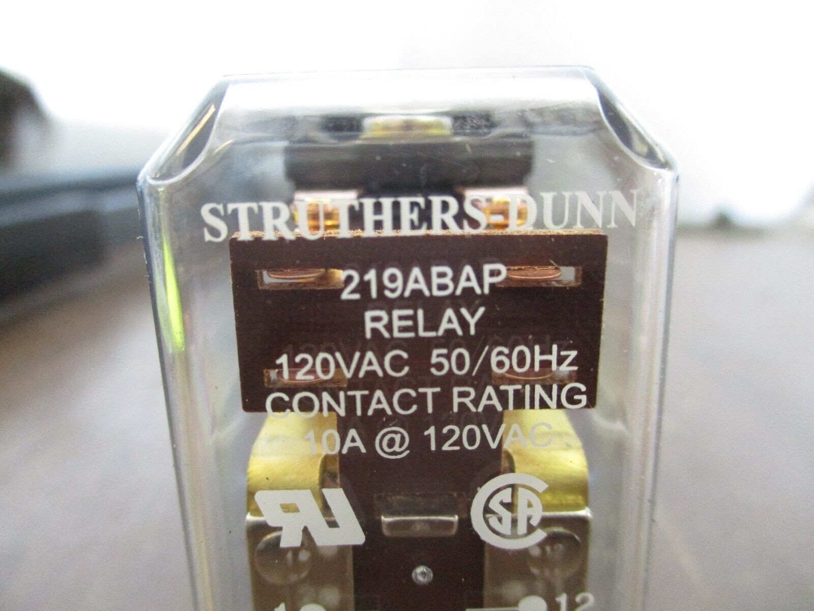 Struthers-Dunn Relay 219ABAP 120V Coil *Bent Pin* New Surplus