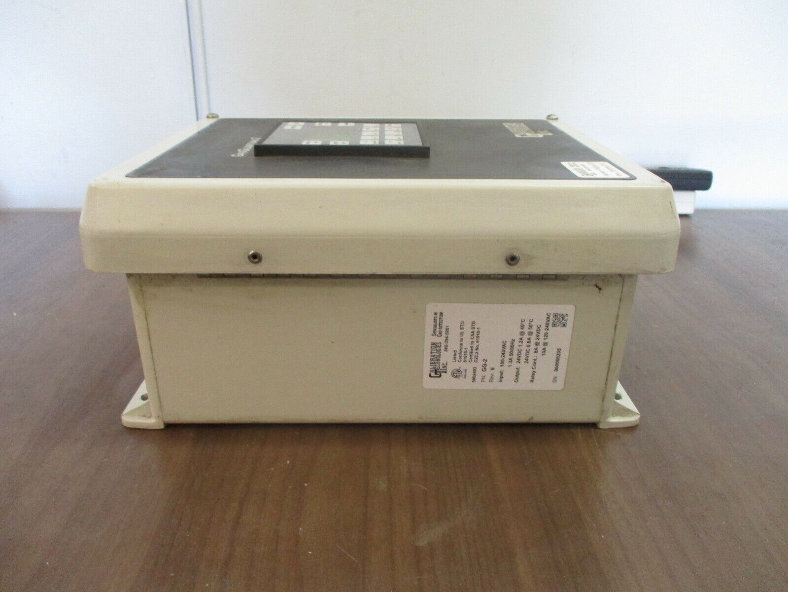 CTI Gas Detection Control Panel GG-2 Rev. 6 Type 4X Enclosure Used