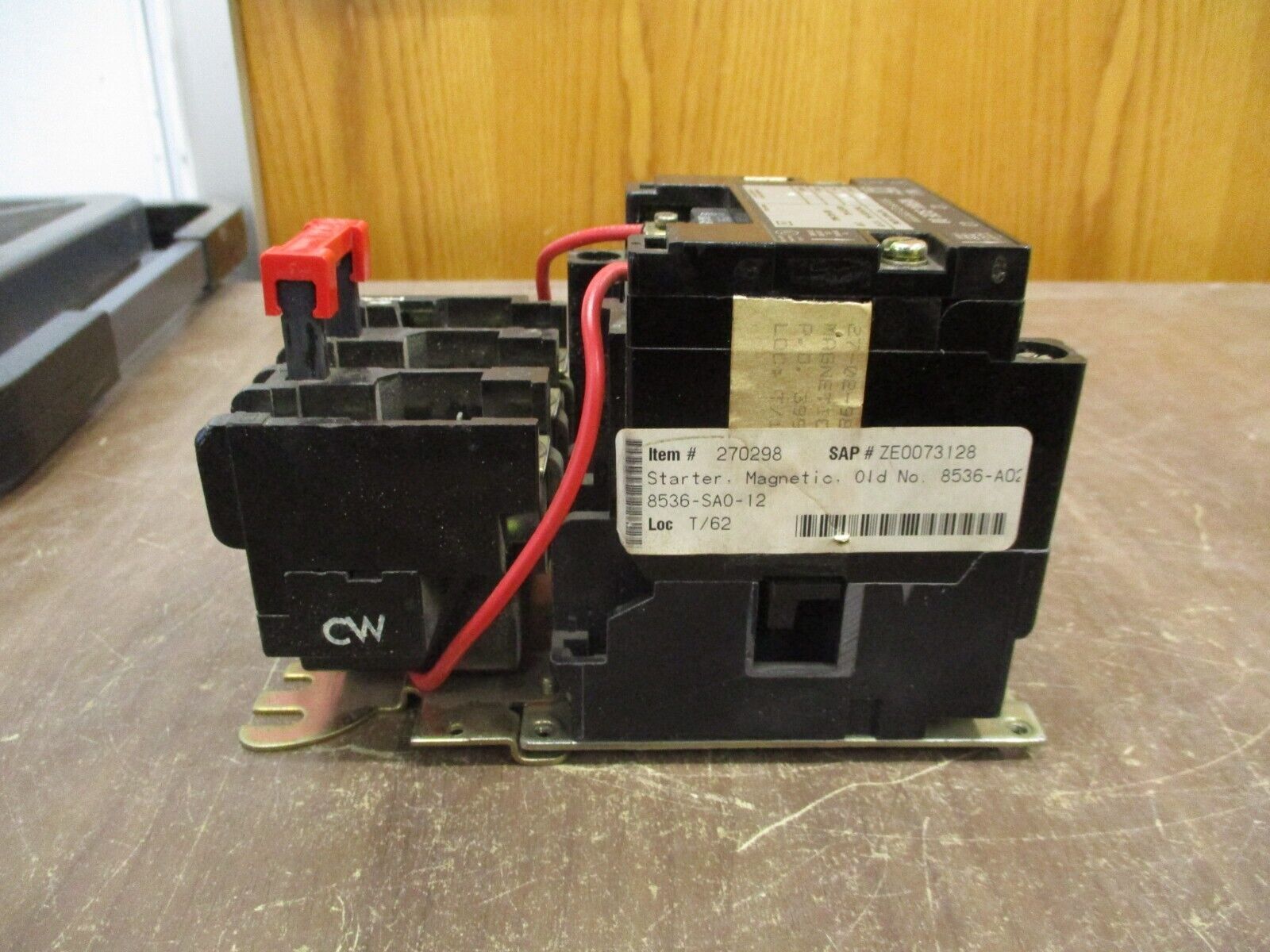 Square D Size 00 Starter 8536 SA0 12 120V Coil Used