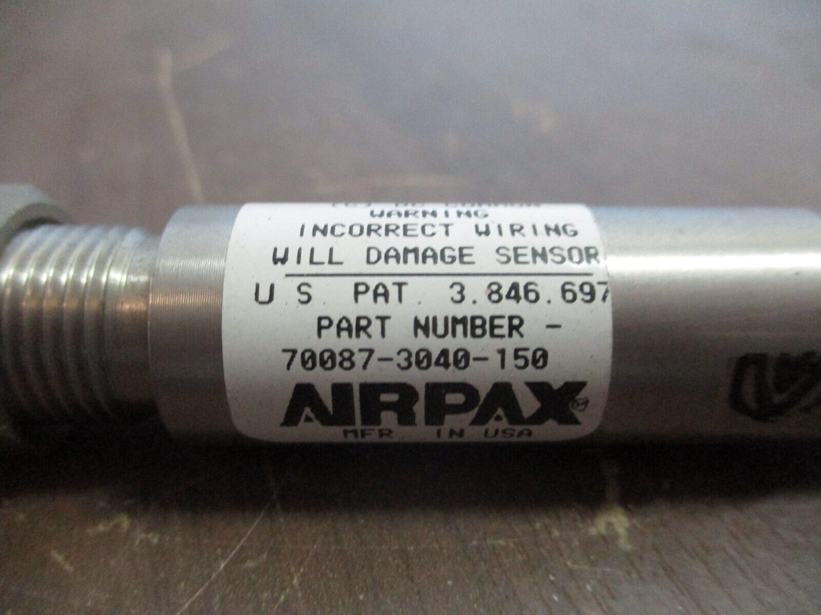 Airpax Sensor 70087-3040-150 12VDC In Used