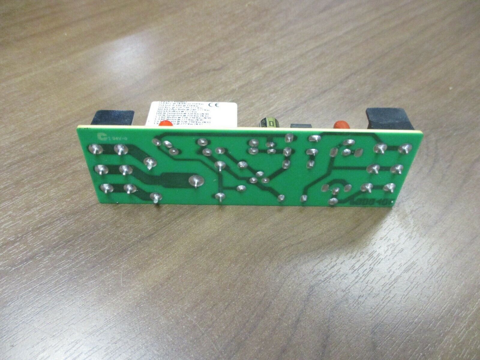 RIB Track-Mount Relay RIBMU1C 10-30V AC/DC 120VAC *Chipped Insulator* Used