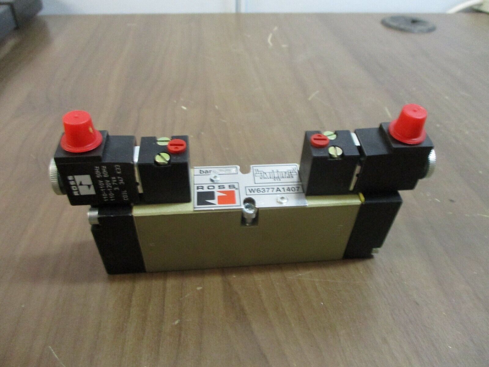 Ross Solenoid Valve W6377A1407 110-120V 50/60Hz New Surplus