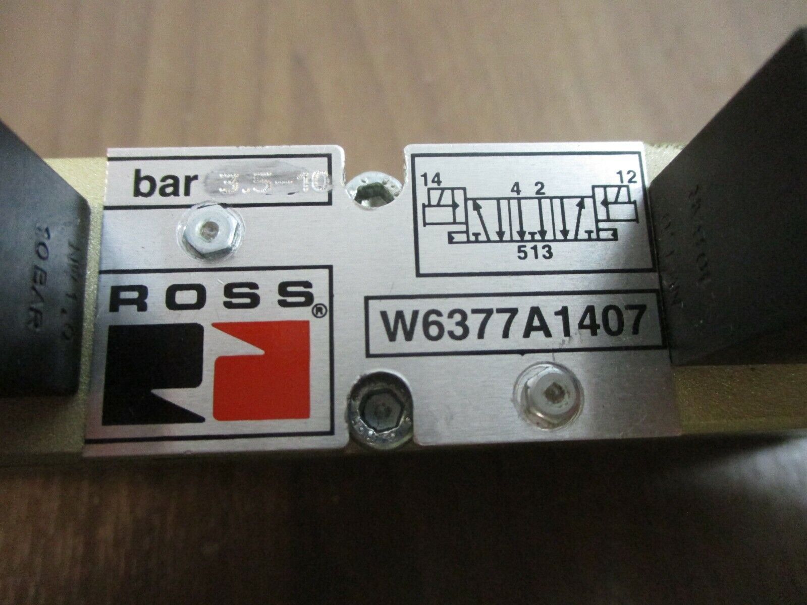 Ross Solenoid Valve W6377A1407 110-120V 50/60Hz New Surplus