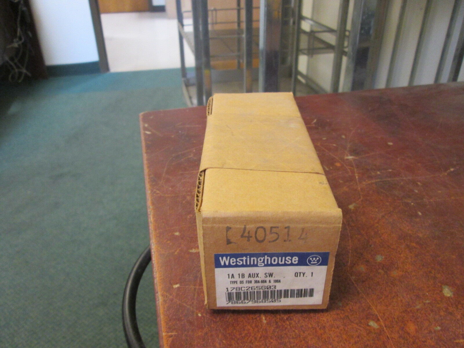 Westinghouse Type DS Aux Switch 178C265G03 New Surplus