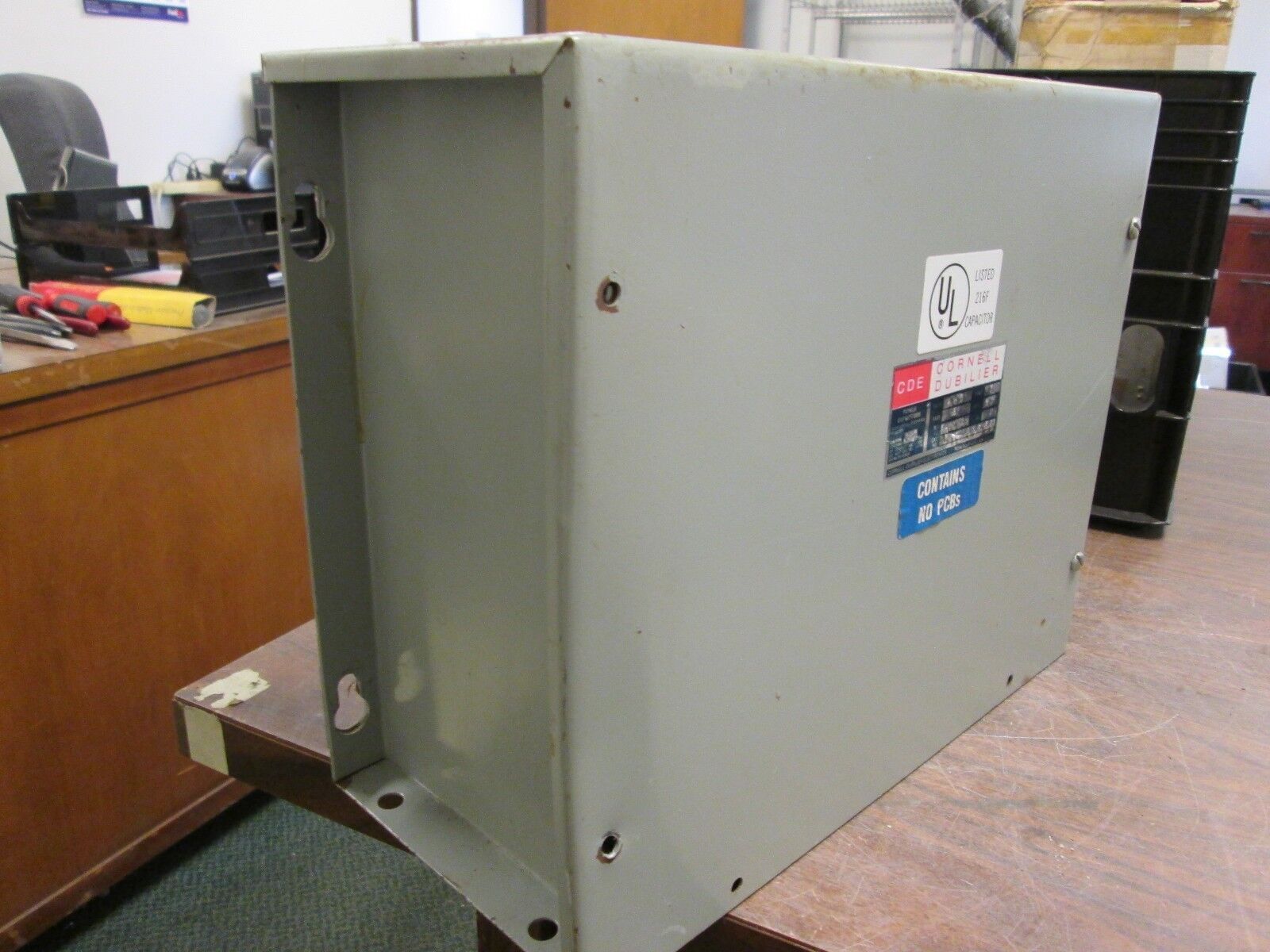 CDE / Cornell Dubilier Power Capacitor IMS1005F33 5KVAR 480V 3Ph 60Hz Used