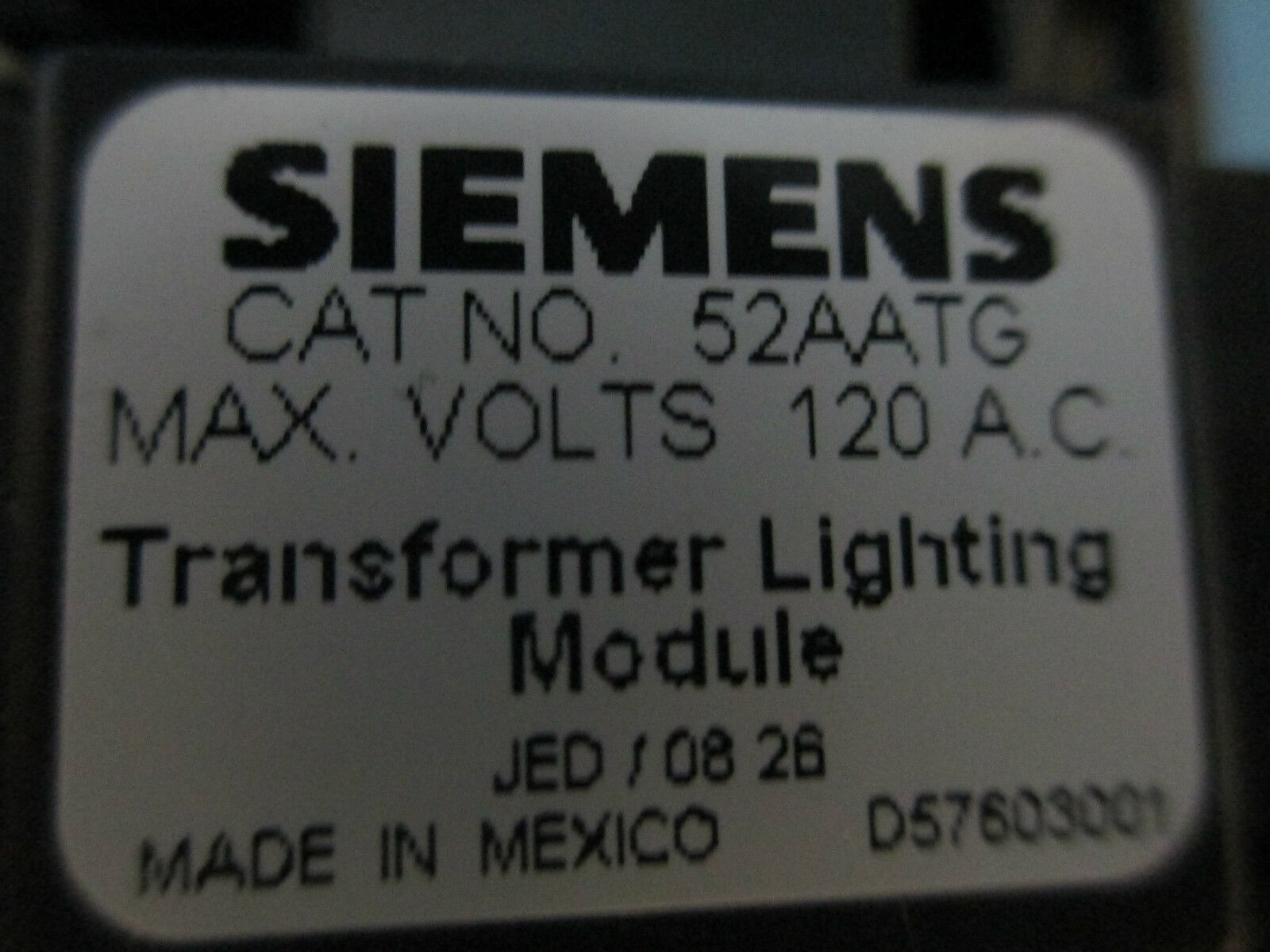Siemens Yellow Pilot Light 52AATG, New Surplus!!!